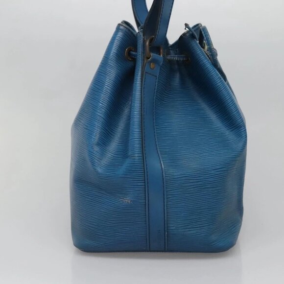 LOUIS VUITTON Epi Petit Noe Shoulder Bag Blue M44105 LV Auth 139956 - Picture 4 of 15